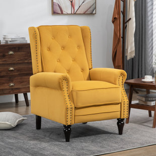 Recliner yellow hot sale